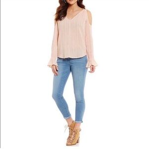 Jessica simpson 💮 relaxed skinny crop jeans 14 32